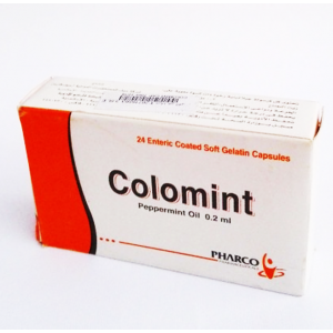 COLOMINT 0.2 ML ( PEPPERMINT OIL )  24 CAPSULES